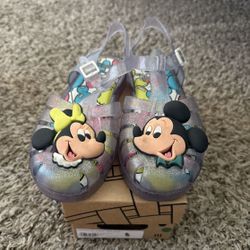 Disney Mickey And Minnie Mini Melissa Sandals 