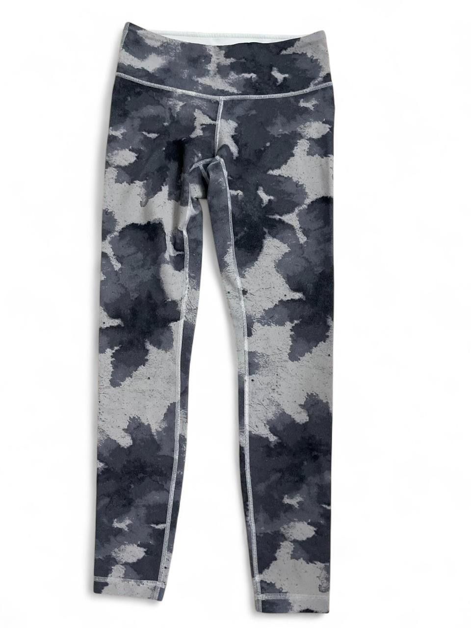 Lululemon Wunder Under Pant (Print) Floral Platoon Silver Spoon Size 4