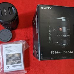 Brand New Sony Alpha 7S III Camera + FE 24mm F1.4GM Lens