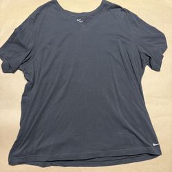 Nike DriFit Core Black V neck Shirt XXL NEW!