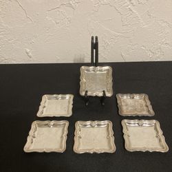 Vintage Silver Butter Pats