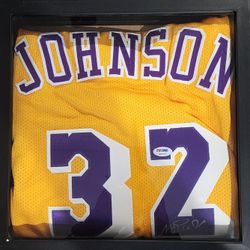 Majic Johnson Autographed Jersey