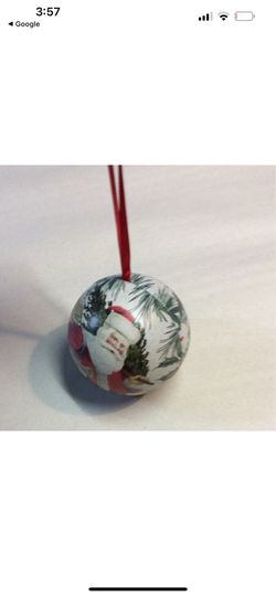Set of two each $15 VTG Michel Mulling   Christmas Ball Ornaments #Mso101