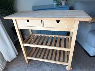 IKEA Solid Wood Kitchen Island