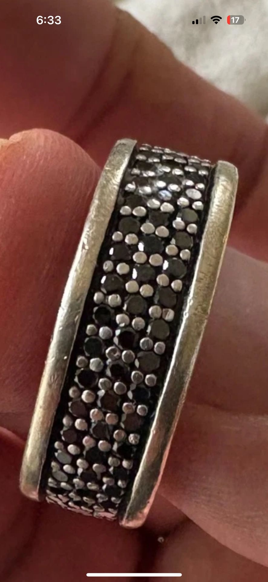 David Yurman 2ct  Diamond Mens Ring 