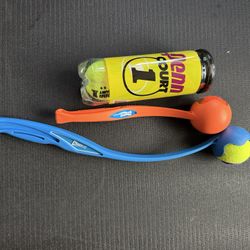 Chuck it Dog Ball Launcher and Tennis Balls
