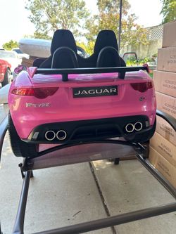 Winado 12V Kids Ride on Car, Licensed Jaguar  Electric Car for Toddlers, Battery Powered Ride on Vehicle, with Bluetooth, 3 Speeds, LED & Rear Lights,