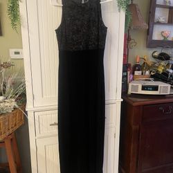 Party Velvet Gown Sz.10, Worn  Once $19