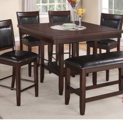 Dining Table With 4 Chairs And Bench