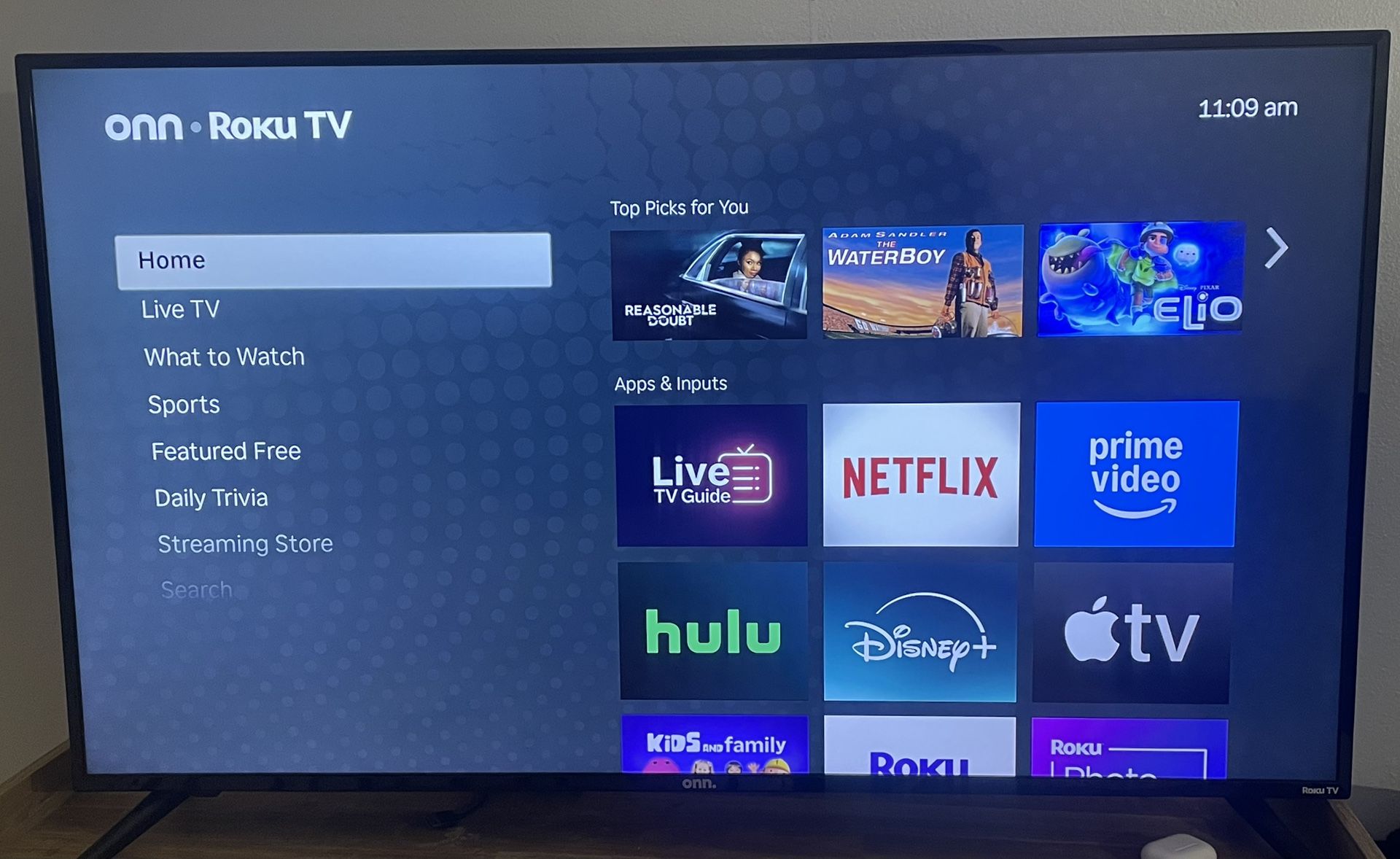 Onn 50” Roku Smart Tv