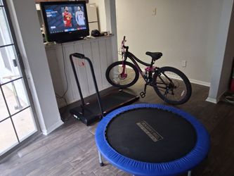 Treadmill bicicle trampoline and 5lb weight combo#5