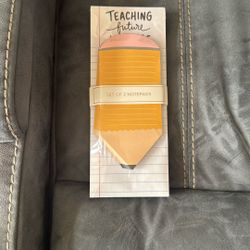 New Sealed Teacher Teaching School Set Of 2 Notepads Paper