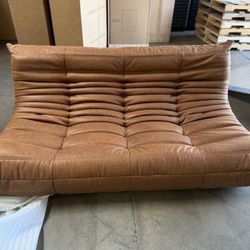 Togo Style Sofa 3 Seater new Brown $1550