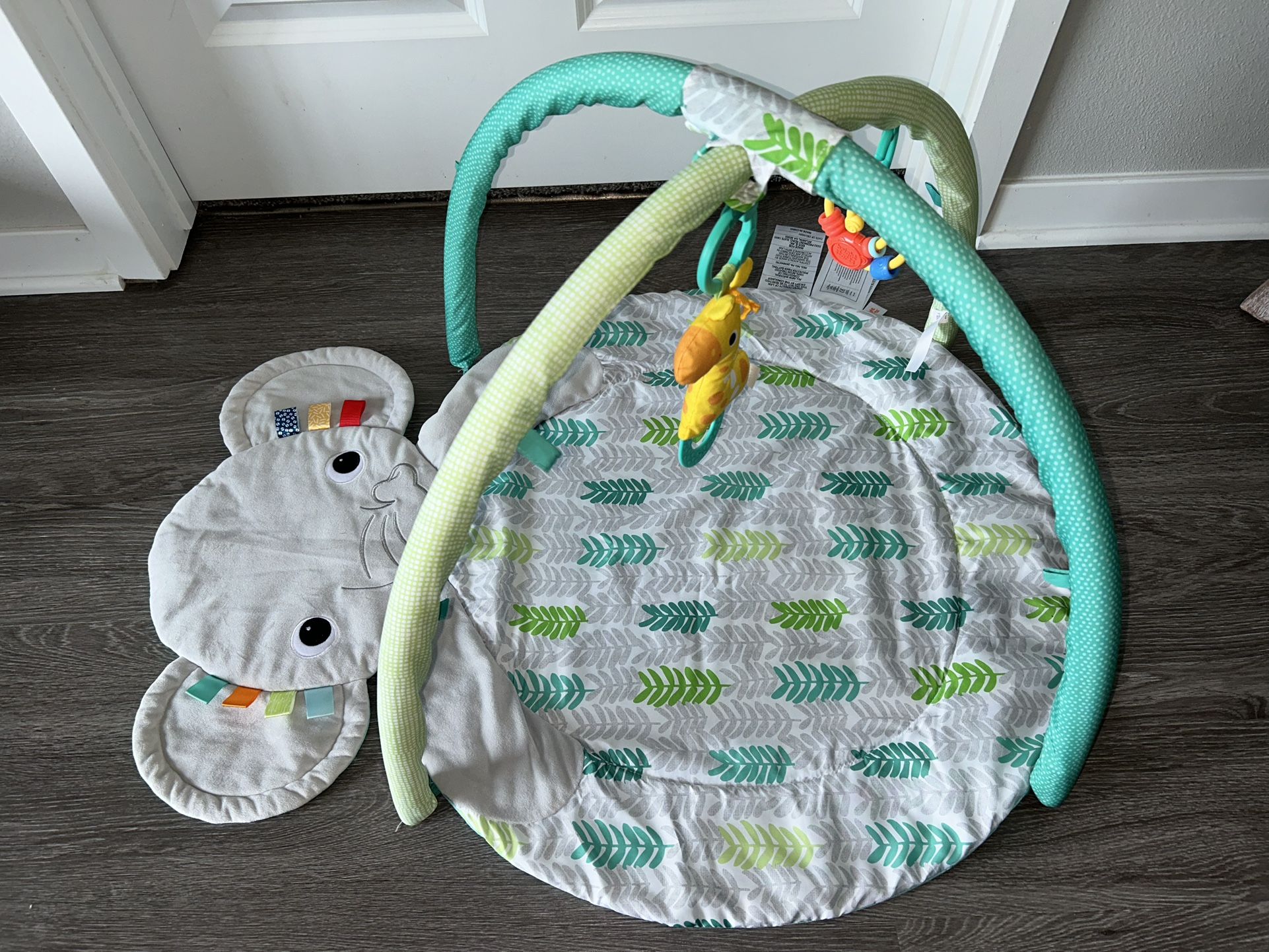 Bright Starts Hug 'N Cuddle Activity Gym & Playmat with Take-Along Toys $20