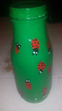 Lady bug jar