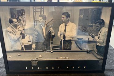 Set of 2 Framed Vintage Las Vegas Prints