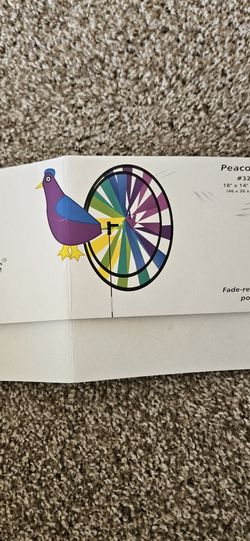 Peacock Wind Spinner 