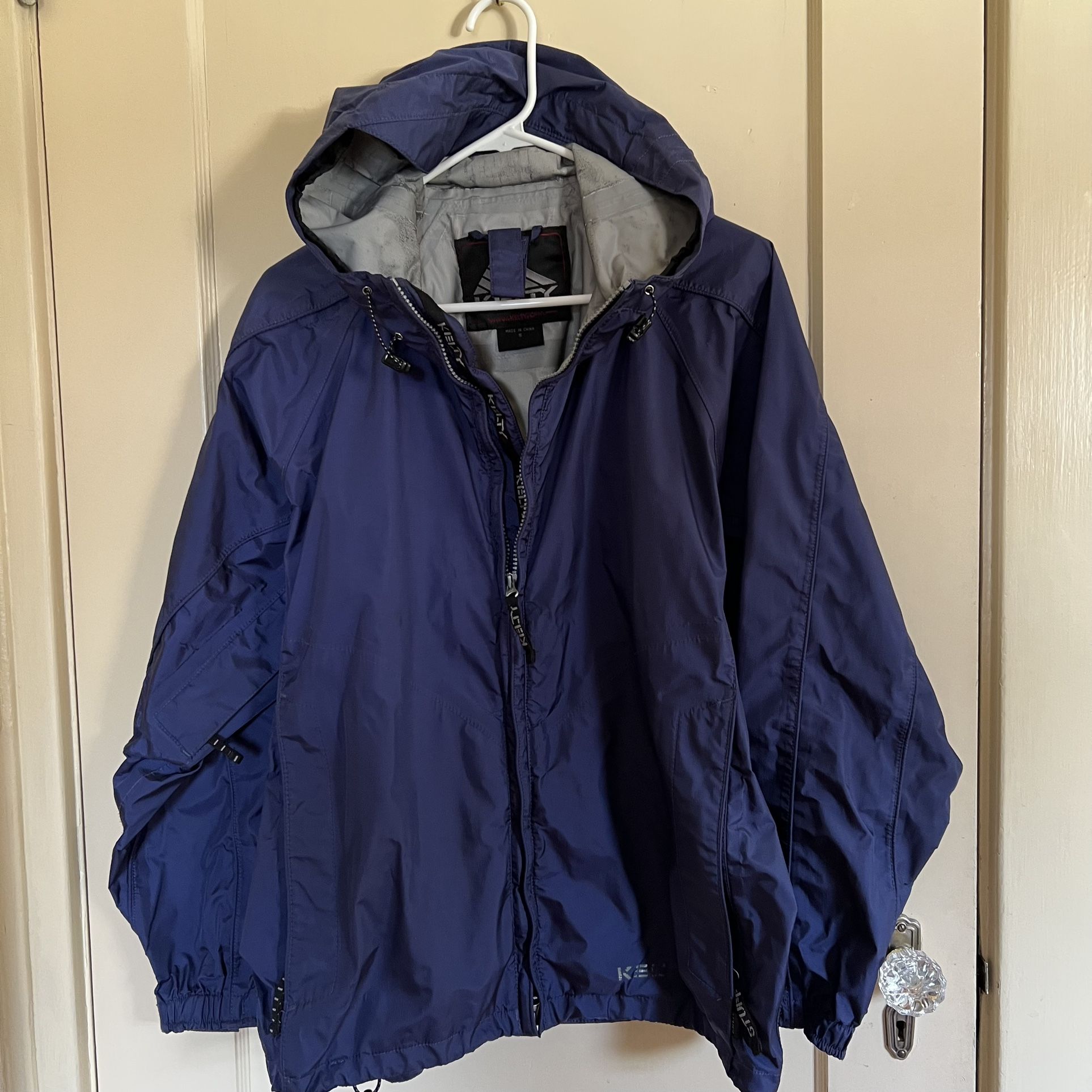 Kelly Womens Smalll Purple Rain Parka Hiking Outdoors