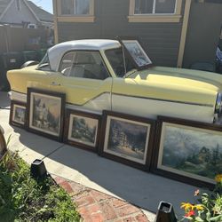 Thomas Kinkade Estate Sale  Collection — 9 Large Numbered Canvas Paintings