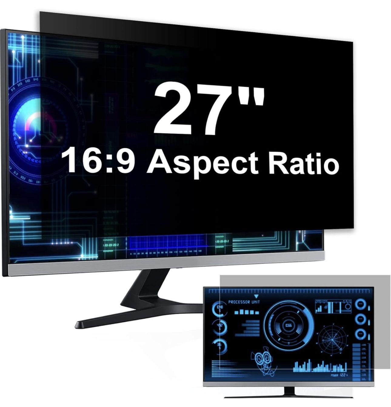 2-Pack 27 In (diagonal) Desktop Monitor Blue Light Screen Protector