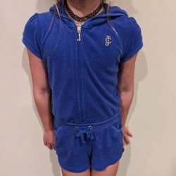 Genuine Juicy couture Girls purple romper size 6