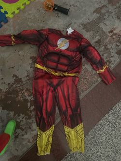The flash costume size small kids