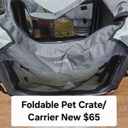 Foldable Pet Crate New