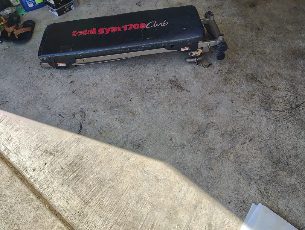 Total Gym 1700 Club ,And accessories