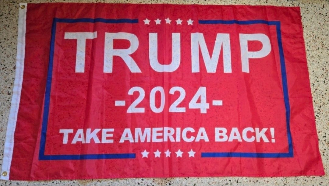 Trump 2024 Make America Great Again! Red 100D Woven Poly Nylon 3x5 3'x5' Flag
New