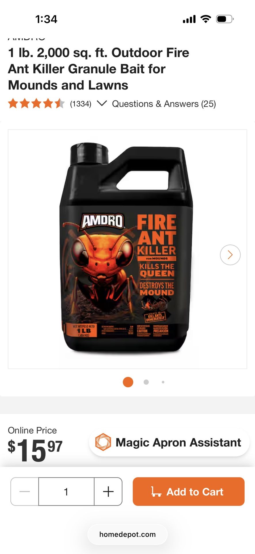 1 lb Fire Ant Killer
