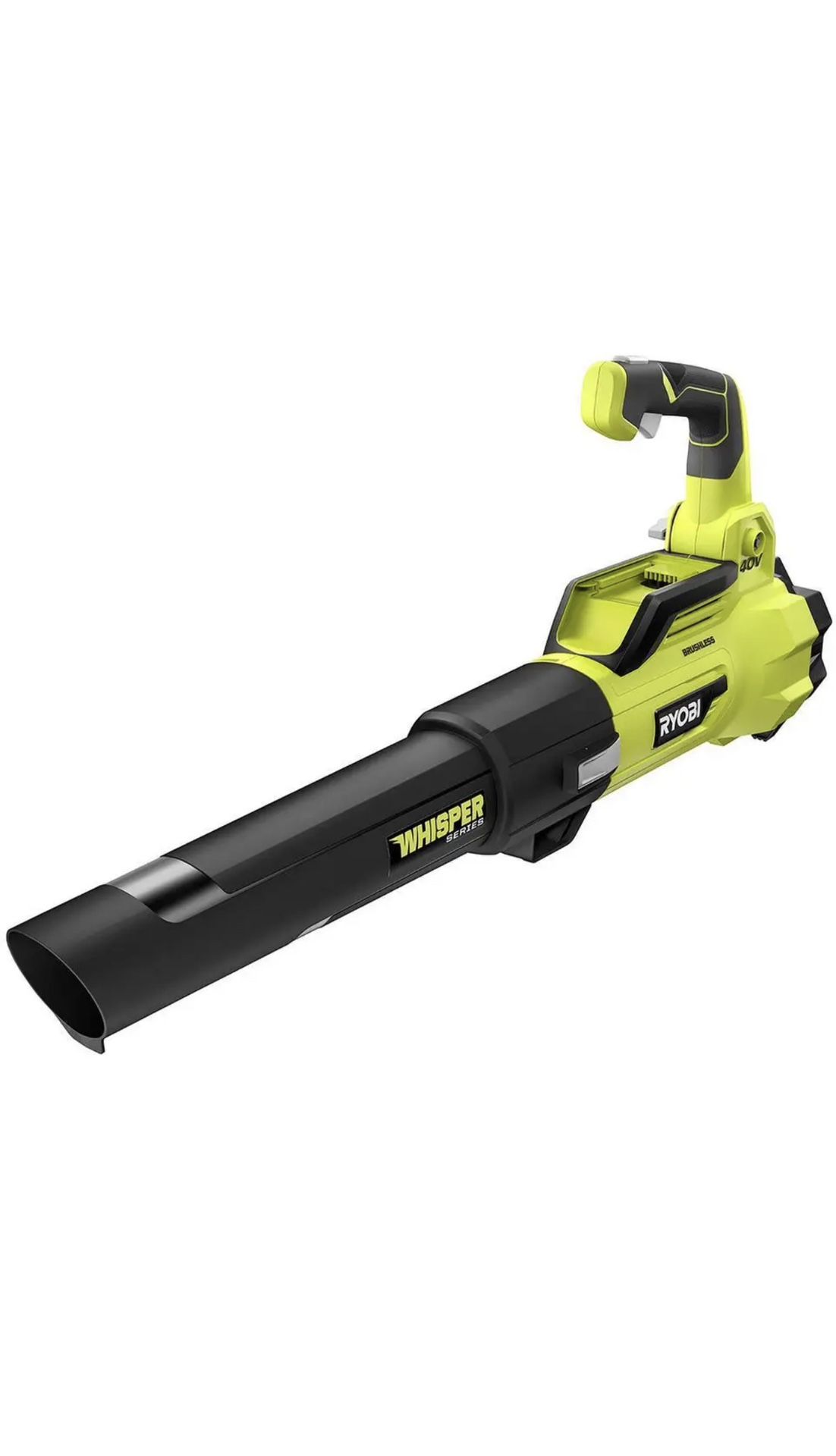 RYOBI RY40407BTLVNM 125 MPH 550 CFM 40-Volt Lithium-Ion Cordless Leaf Blower
