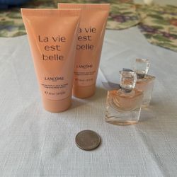 Lancôme La Vie Est Belle Mini Perfume + Lotion Set 