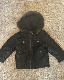 Gap puffer jacket & Leather jacket 2T