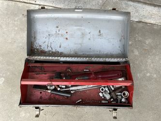 Craftsman Toolbox With Some Tools As Pictured