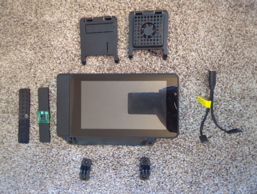 Raspberry Pi Touchscreen and case