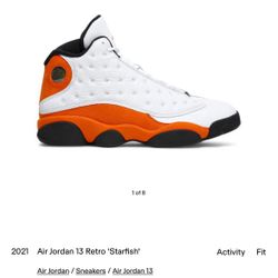 Jordan’s 13  Orange
