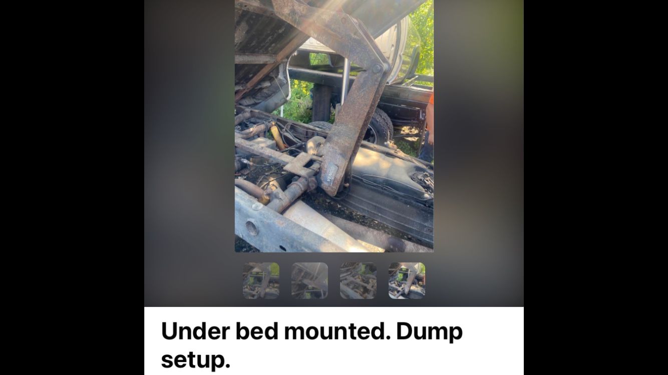 Under Mount Bed Dump Set Up