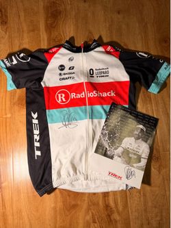 Fabian Cancellara Signed Jersey & Photo - Trek Segafredo - Autograph Cycling