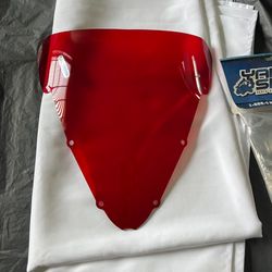 2001-2006 Honda CBR600 F4i ABS RED Windscreen Windshield