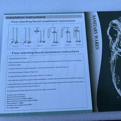 Heavy Duty Stand Alone Tub Faucet New In Box $100