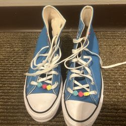 Blue Platform Converse