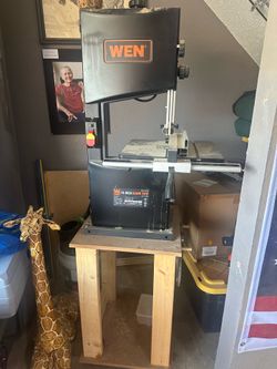 WEN 3962T 3.5-Amp 10-Inch Two-Speed Band Saw with Stand and Worklight