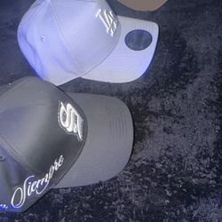 2 LA hats and one Costum Sworn hat