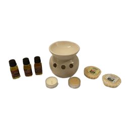 Oil Warmer Gift Set with 3 oils