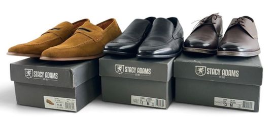 Three pairs of shoes, size 13 shoes men’s