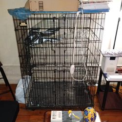 Used Large Bird, Reptile Or Cat Cage.