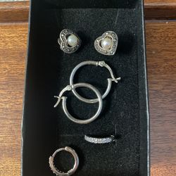$15 Each Sterling Silver 935 Small Earrings
