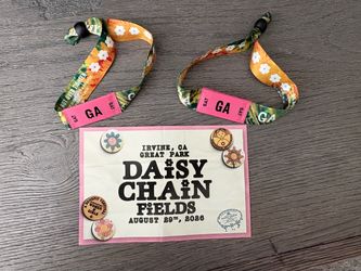TWO Daisy Chain Fields GA Tickets-$950