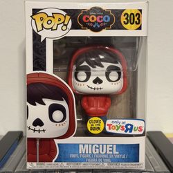 Funko Pop! Disney Pixar Coco Miguel #303 Glow In The Dark Toys R Us Exclusive!