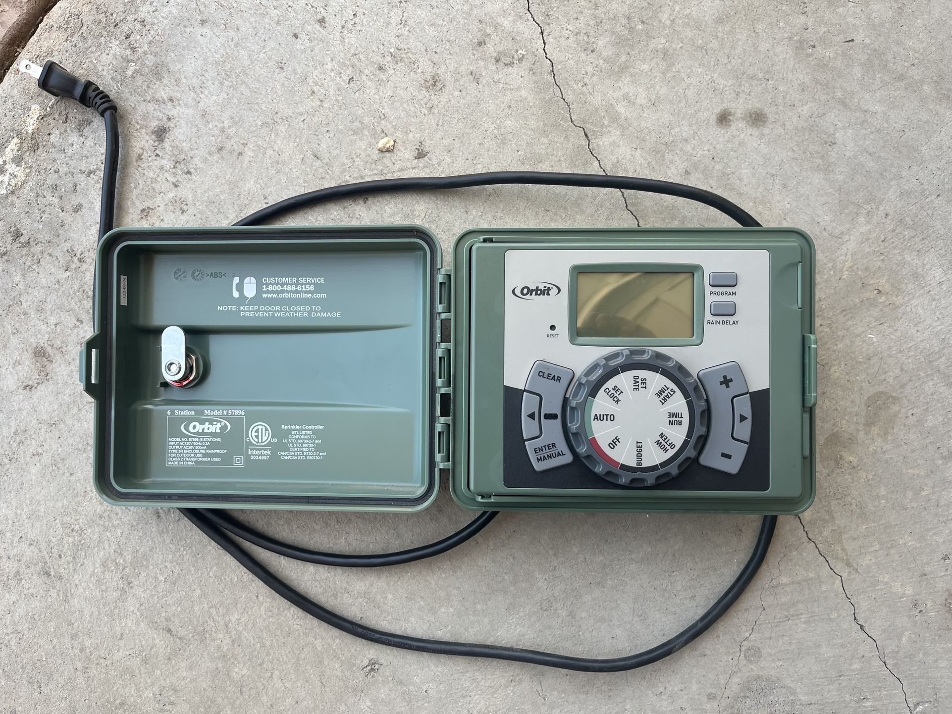 Orbit Sprinkler Timer, 6 Stations